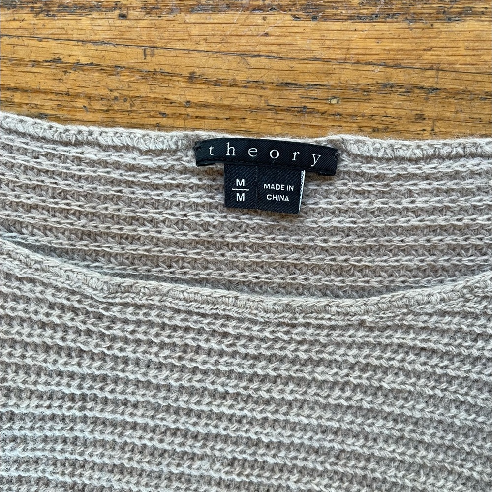 Theory Wide Rib Wool Sweater - Picture 2 of 8